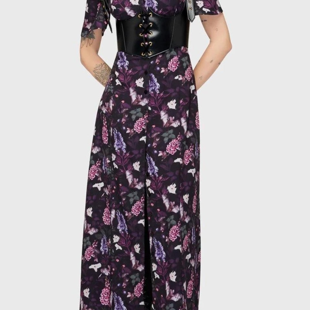 Killstar Willow wisp maxi floral dress small NWT goth cottagecore